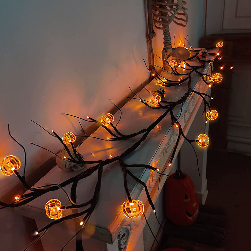 Halloween LED Willow Vine String Light Cool Cartoon